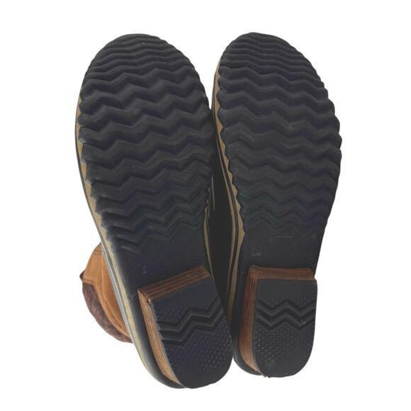 Sorel Slimpack II Women's Brown Suede Waterproof Lace Up Insulated Duck Boots 8 - Picture 4 of 6